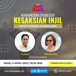 Kesaksian Injil Yudha dan Mardiana