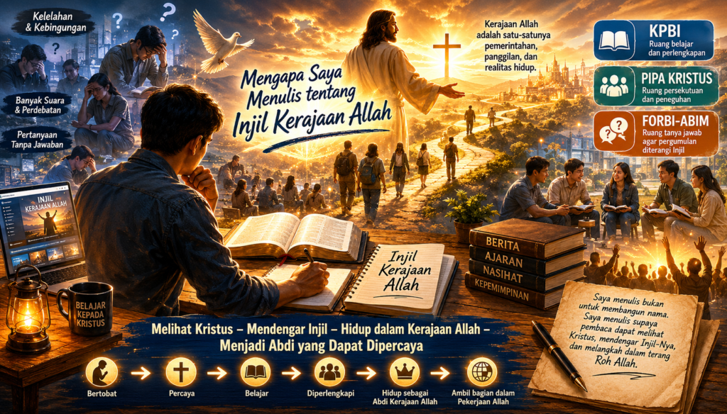 Mengapa Saya Menulis tentang Injil Kerajaan Allah
