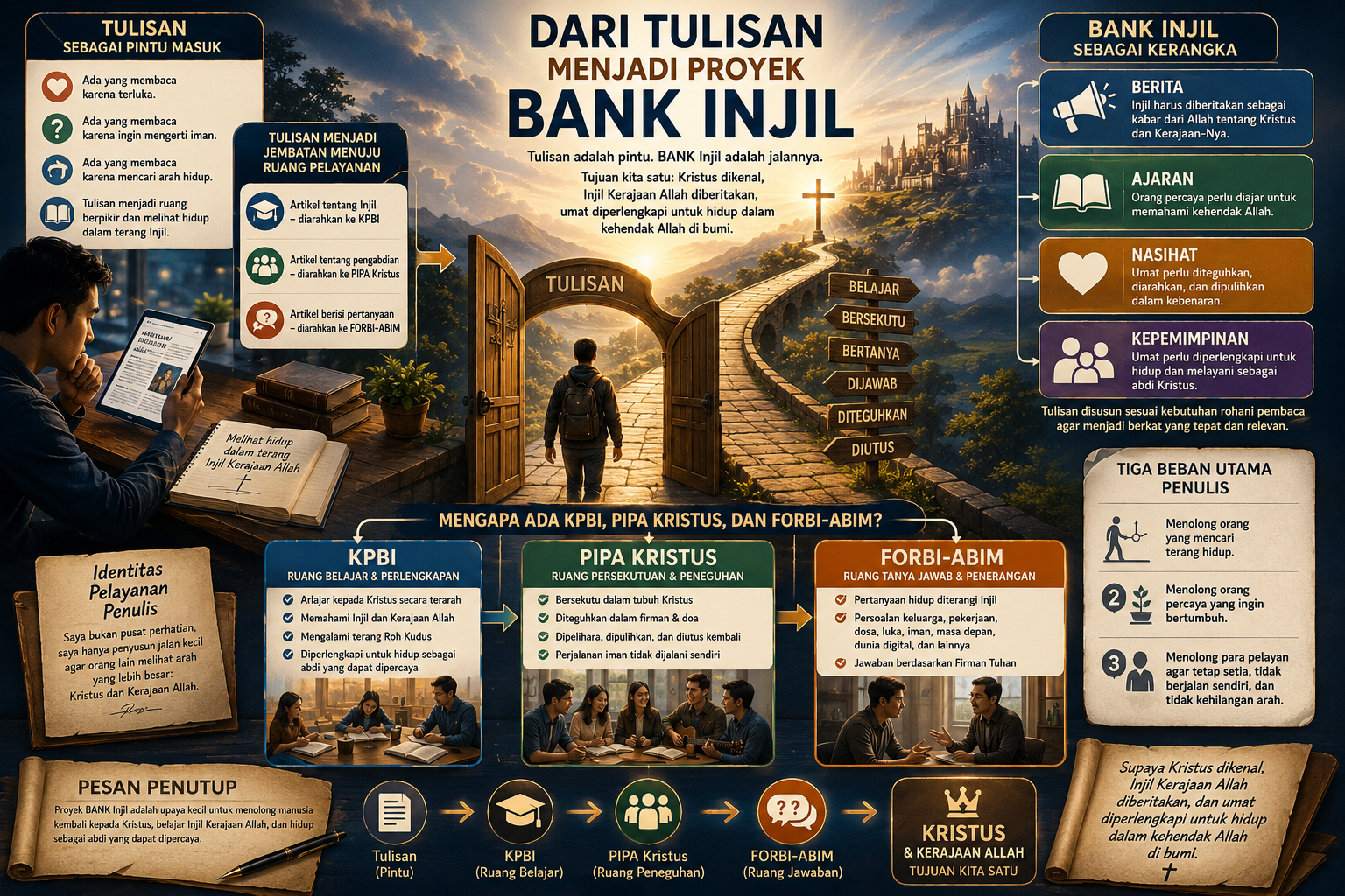 Dari Tulisan Menjadi Proyek BANK Injil